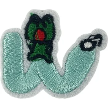 Nášivka Nažehlovací nášivka Písmeno W 4 cm x 3 cm