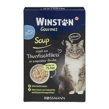 Krmivo pro kočku Winston Kapsička Filety z tuňáka v lahodném masovém vývaru 160 g