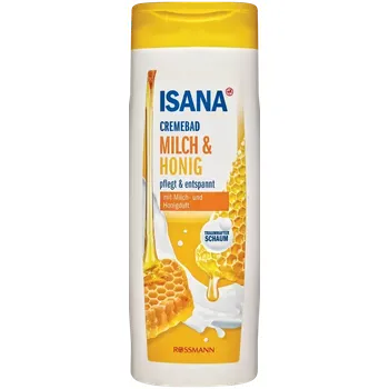 Koupelová pěna ISANA Krémová pěna do koupele Mléko & med 750 ml