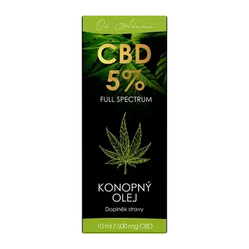CBD OA Full spectrum CBD Olej 5%, doplněk stravy 10 ml