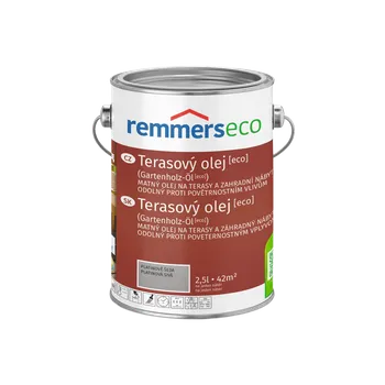 barva a nátěr na dřevo Remmers - Terasový olej ECO Barva: Platingrau / Platinově šedá, Objem: 2,5l