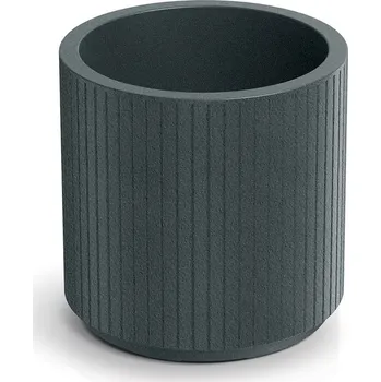 Květináč Květináč Coros Round grafitový, varianta 40 cm