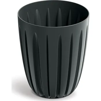 Květináč Květináč Warios grafitový, varianta 19,2 cm