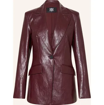 Dámské sako Riani Dámský Blejzr V Koženém Vzhledu, tmavě fialová, 38