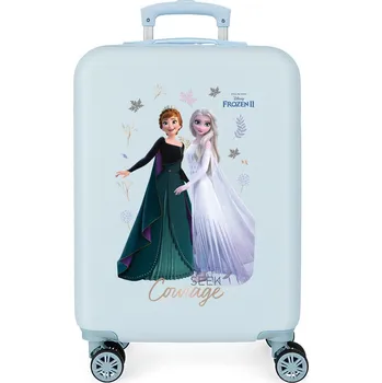 JOUMMABAGS Cestovní kufr FROZEN Ledové Království ABS plast skořepinový se zámkem 55 x 38 x 20