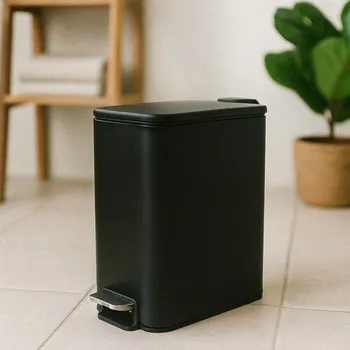 Odpadkový koš NUXIO Úzký odpadkový koš do koupelny BALVO, 5 l