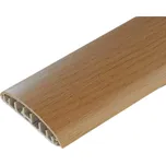 Lišta PVC 74mm V-Volta Barva: Dub světlý G0, Zvolte délku: 200 cm