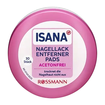 ISANA Odlakovací tamponky na nehty 30 ks