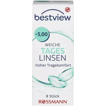 Kontaktní čočky Best View Denní kontaktní čočky -5,00 8 ks