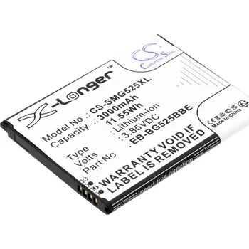 Baterie pro mobilní telefon Baterie Cameron Sino CS-SMG525XL, Li-Ion, 3000