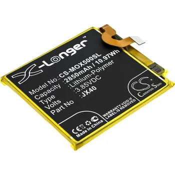 Baterie pro mobilní telefon Baterie Cameron Sino CS-MOX500SL, Li-Polymer, 2850