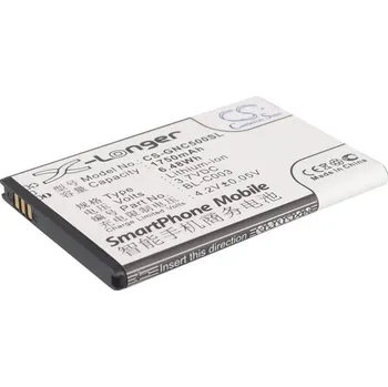 Baterie pro mobilní telefon Baterie Cameron Sino CS-GNC500SL, Li-Ion, 1750