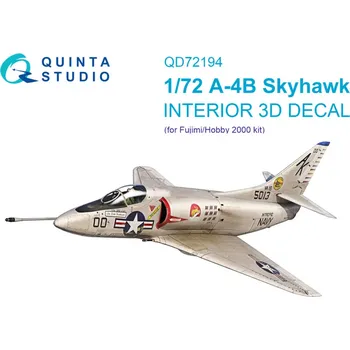 Plastikový model Quinta studio 1/72 A-4B 3D-Print.&col.interior (FUJI/H.2000)