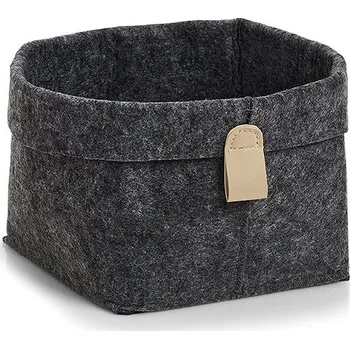 Úložný box ZELLER Úložný box filcový 16 × 16 × 17 cm, antracit