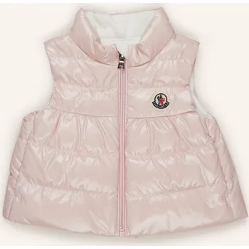 Moncler Enfant Péřová Vesta Hiva pro miminko, světle růžová, 92