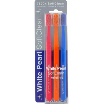Zubní kartáček White Pearl SoftClean kartáček na zuby 3 ks