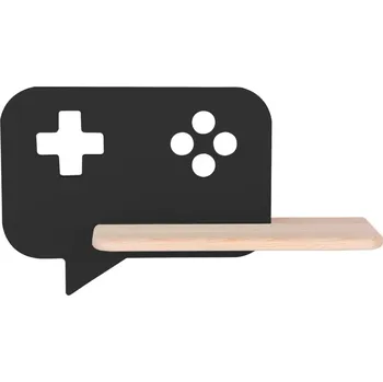 Dětské svítidlo LED Dětské nástěnné svítidlo s poličkou CONSOLE LED/5W/230V černá