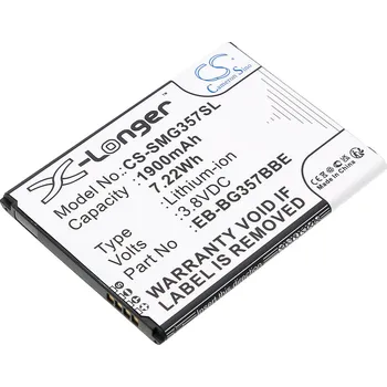 Baterie pro mobilní telefon Baterie Cameron Sino CS-SMG357SL, Li-Ion, 1900