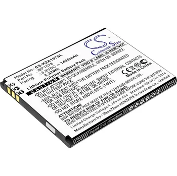 Baterie pro mobilní telefon Baterie Cameron Sino CS-KZA157SL, Li-Polymer, 1400