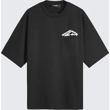 Pánské tričko Pánské tričko DSQUARED2 S79GC0097 černé Velikost: L