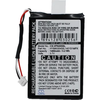 GPS Baterie Cameron Sino CS-VPN205SL, Li-Ion, 1400
