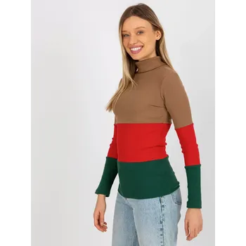 Dámská halenka Halenka RV BZ 8465 1.11P camel jedna velikost