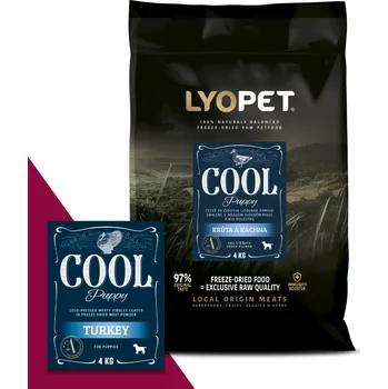 Krmivo pro psa LYOPET Cool Puppy Turkey Balení: 3x4kg