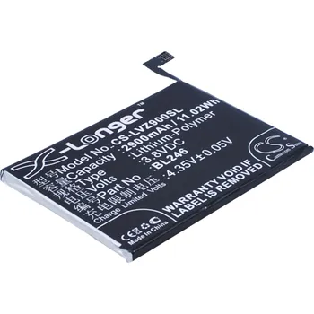 Baterie pro mobilní telefon Baterie Cameron Sino CS-LVZ900SL, Li-Polymer, 2900