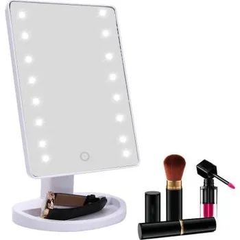 Kosmetické zrcátko iMirror kosmetické Make-Up zrcátko s LED Dot osvětlením, bílé