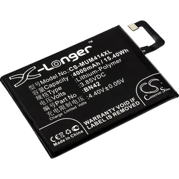 Baterie pro mobilní telefon Baterie Cameron Sino CS-MUM414XL, Li-Polymer, 4000