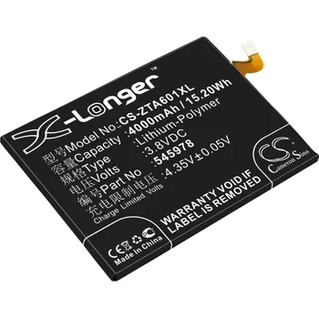 Baterie pro mobilní telefon Baterie Cameron Sino CS-ZTA601XL, Li-Polymer, 4000