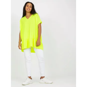 Dámská tunika Tunika RV TU 7855.29 fluo žlutá jedna velikost