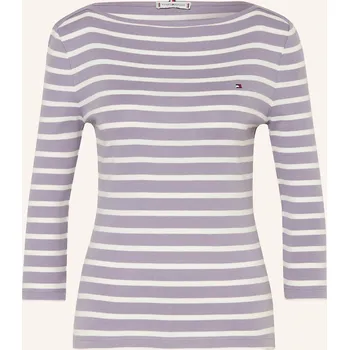 Dámské tričko Tommy Hilfiger Dámské Tričko S 3/4 Rukávem, fialová / bílá, 42