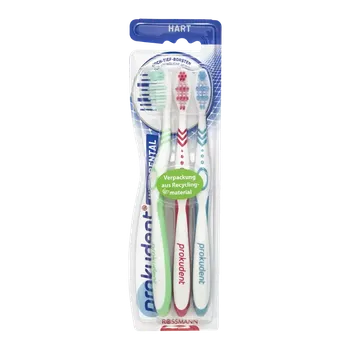 Zubní kartáček Prokudent Zubní kartáček Interdent tvrdý, různé druhy 3 ks