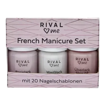 Kosmetická sada RIVAL Loves Me Sada laků na francouzskou manikúru 12 ml