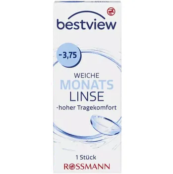 Kontaktní čočky Best View Měsíční kontaktní čočky -3,75