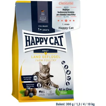 Krmivo pro kočku Happy Cat Culinary Adult Land-Geflügel / Drůbež 300 g