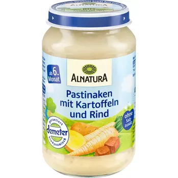 Alnatura BIO Příkrm s pastinákem, bramborami a hovězím 190 g