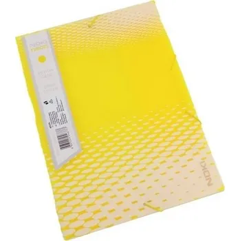Desky na dokumenty NEON PP A4, žluté