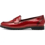 Tamaris mokasíny 24239 red patent lak, velikost 37