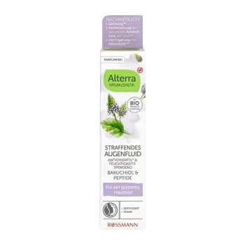 Péče o oční okolí Alterra Naturkosmetik Zpevňující oční krém 15 ml