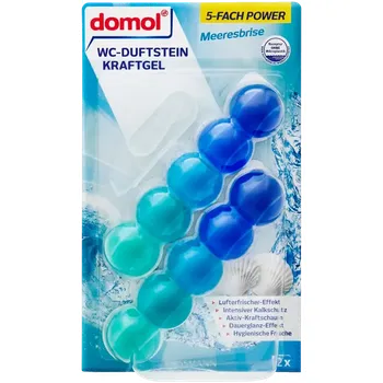 WC čistič Domol Wc blok 5v1 Mořský vánek 70 g