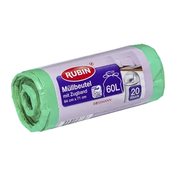 Pytle na odpadky RUBIN Pytle na odpadky zatahovací 60 l 20 ks