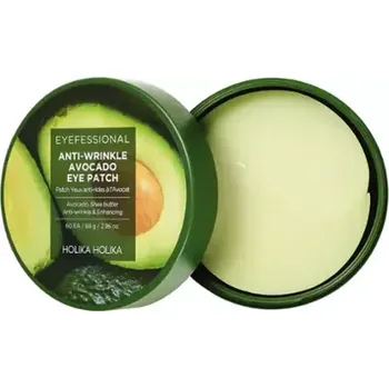 Pleťová maska Holika Holika Vyživující polštářky pod oči s avokádem 60 ks