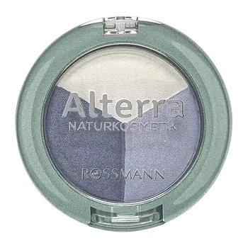Oční stíny Alterra Naturkosmetik Oční stíny Trio 04 Blue Water