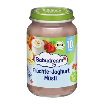 Babydream BIO ovocné pyré s müsli a jogurtem 190 g