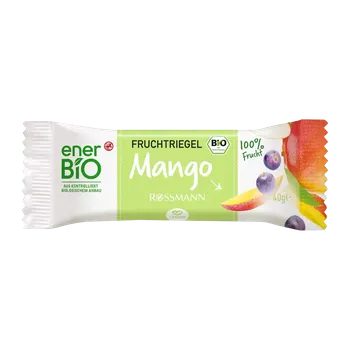 enerBiO BIO ovocná tyčinka s jablky hrozny a mangem 40 g