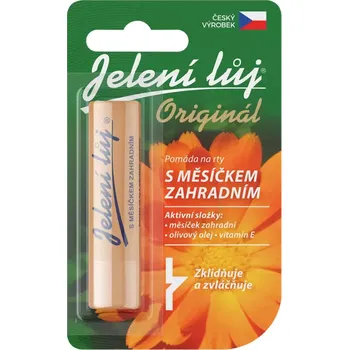 Péče o rty Regina Pomáda na rty Jelení lůj Originál s měsíčkem zahradním 4,8 g