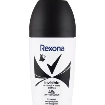 Rexona Antiperspirant roll-on pro ženy Invisible Black & White 50 ml
