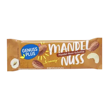 GENUSS PLUS Ořechová tyčinka s mandlemi 40 g